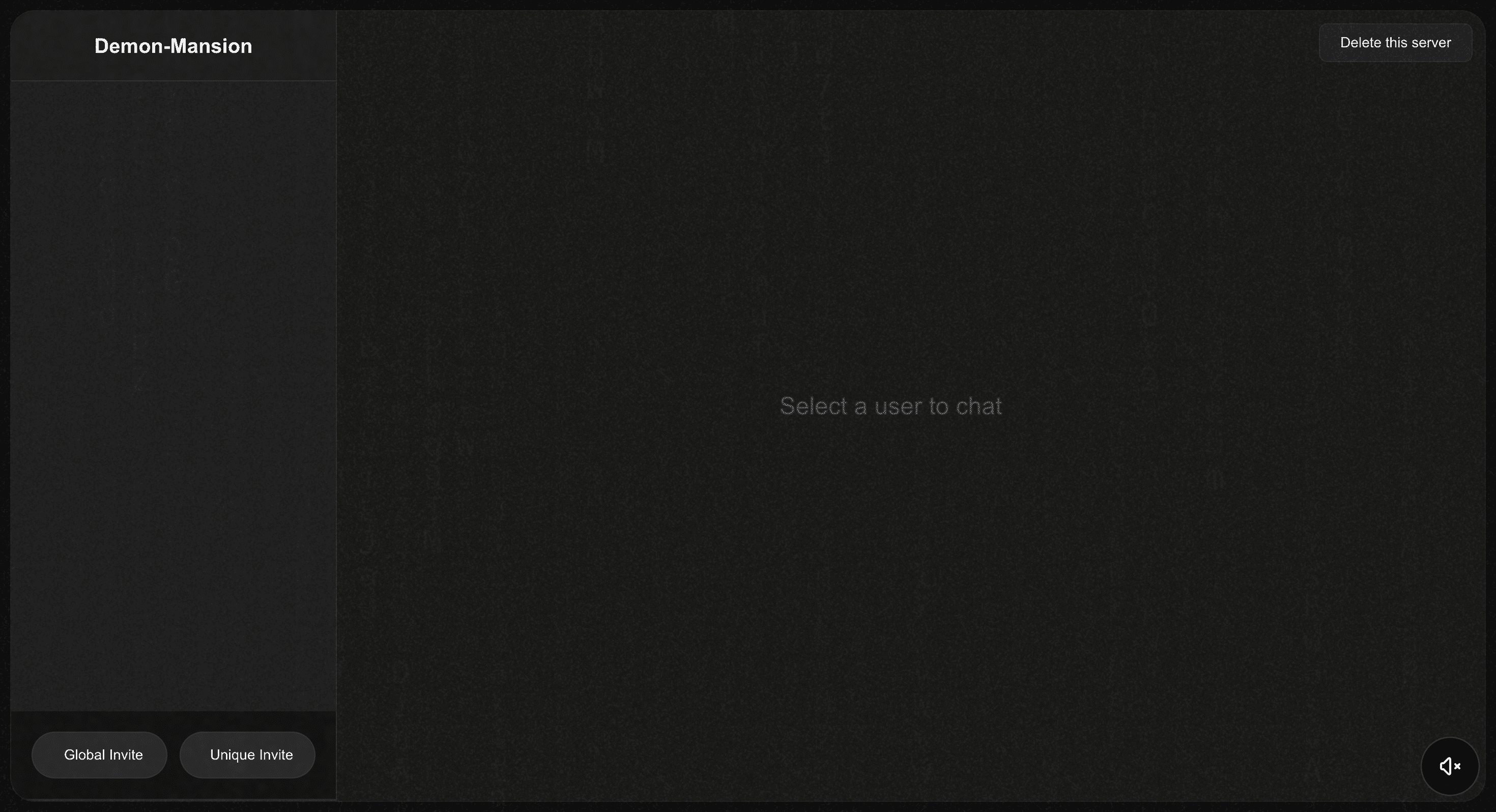 Empty server Snapshot